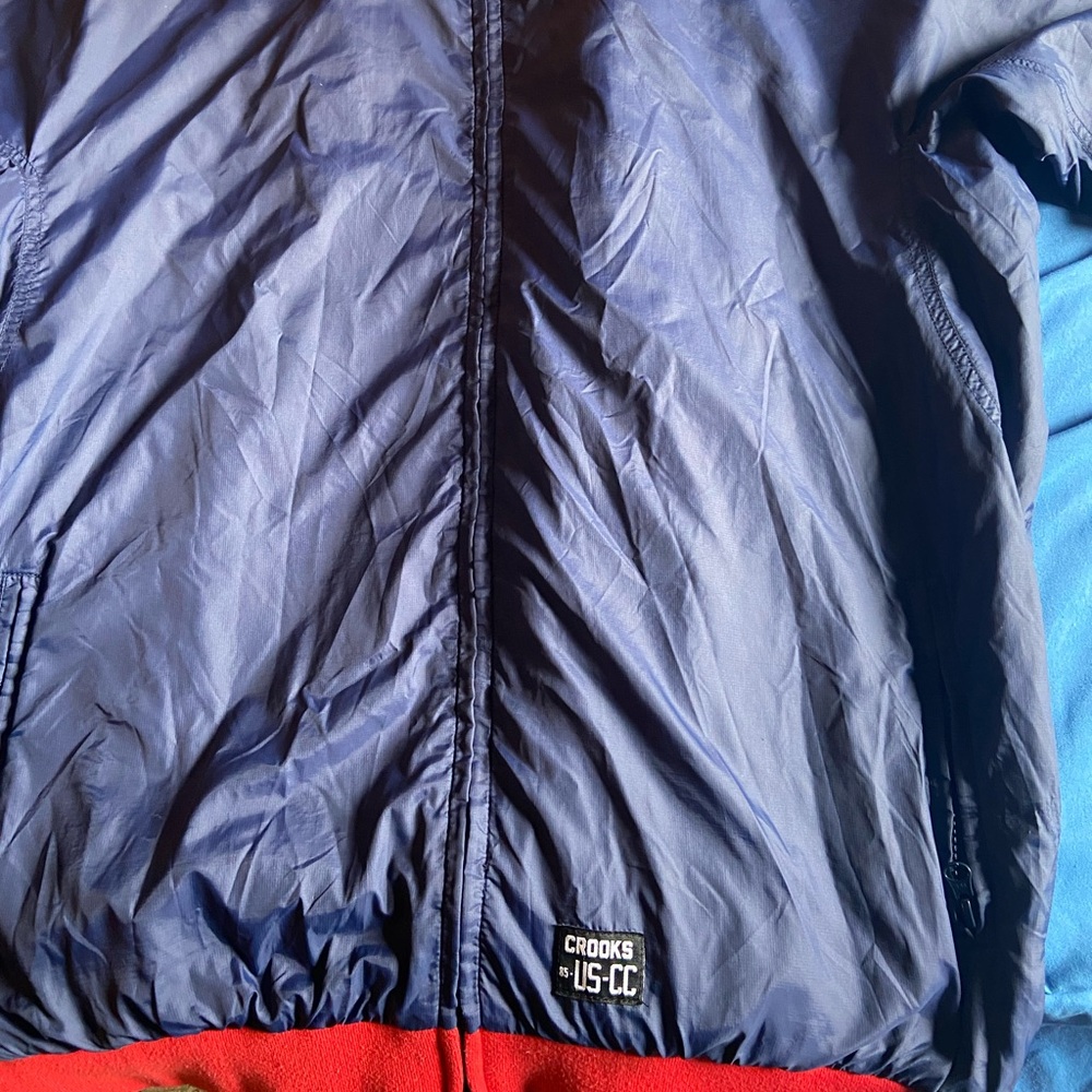Light jacket with hood C&C